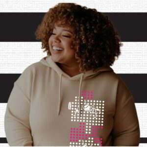 Dotted Stripes Hoodie